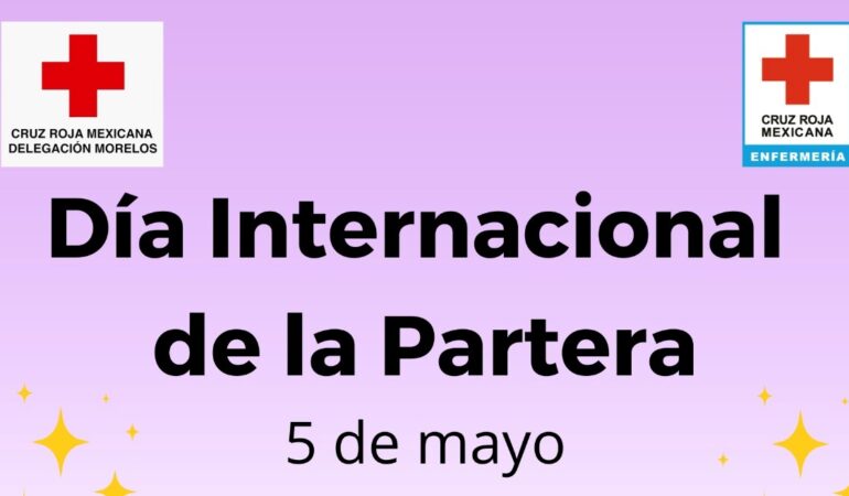 Ilustración por el 5 de mayo Día Internacional de la Partera